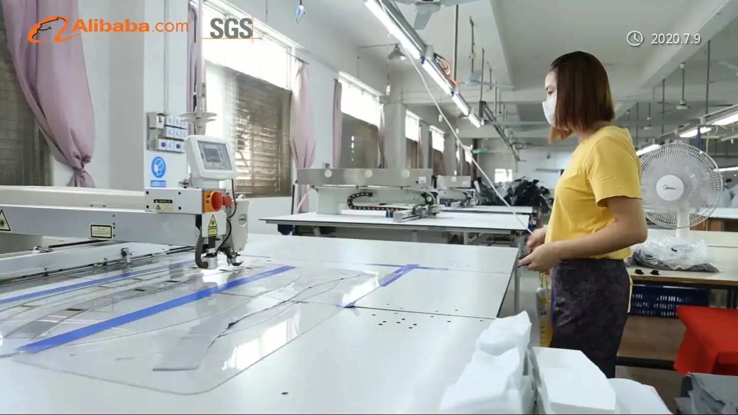 Pattern preparation at a garment worktable